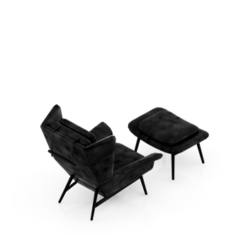 Isometric Armchair Isolated 3D render png