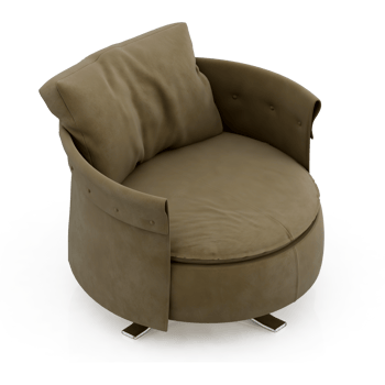 Isometric Armchair Isolated 3D render png