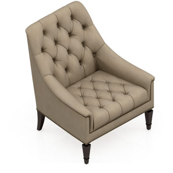 Isometric Armchair Isolated 3D render png