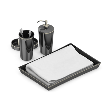 Isometric bathroom items 3D isolated render png