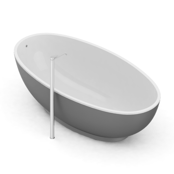 Isometric bathroom items 3D isolated render png