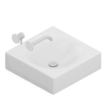Isometric bathroom items 3D isolated render png