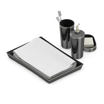 Isometric bathroom items 3D isolated render png