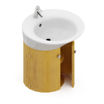 Isometric bathroom items 3D isolated render png