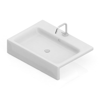 Isometric bathroom items 3D isolated render png