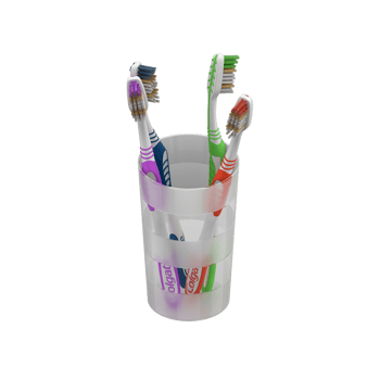 Isometric bathroom items 3D isolated render png