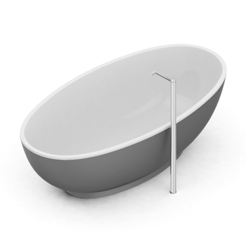 Isometric bathroom items 3D isolated render png