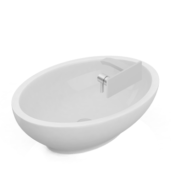 Isometric bathroom items 3D isolated render png