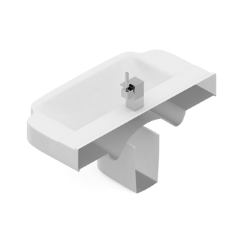 Isometric bathroom items 3D isolated render png