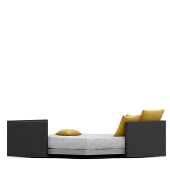 Isometric Bedroom 3D render png