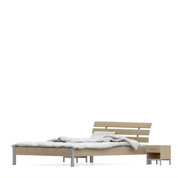 Isometric Bedroom 3D render png