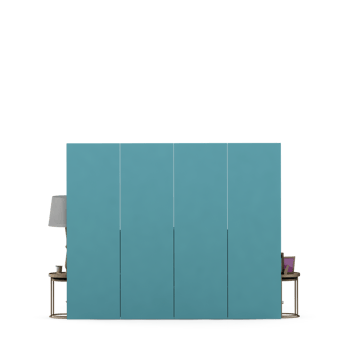 Isometric Bedroom 3D render png