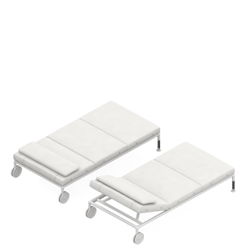 Isometric Bedroom 3D render png