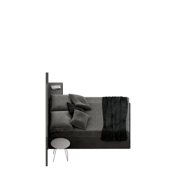 Isometric Bedroom 3D render png