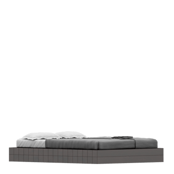 Isometric Bedroom 3D render png
