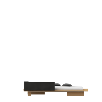 Isometric Bedroom 3D render png