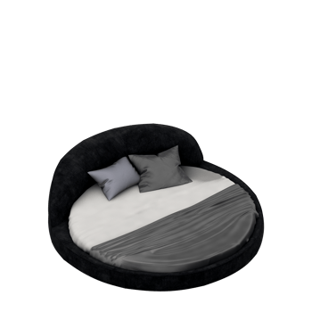 Isometric Bedroom 3D render png