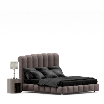 Isometric Bedroom 3D render png