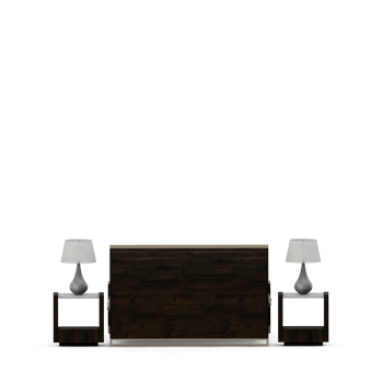 Isometric Bedroom 3D render png