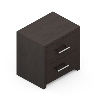 Isometric Bedroom 3D render png