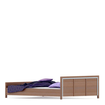 Isometric Bedroom 3D render png