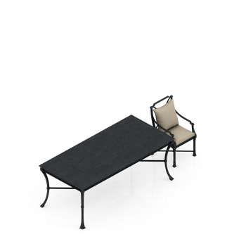 Isometric Table 3D render png