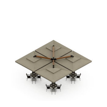 Isometric Table Set 3D render png