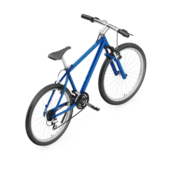 Isometric Bike 3D render png