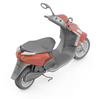 Isometric vehicle 3D Render png