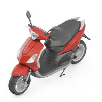 Isometric Bike 3D render png