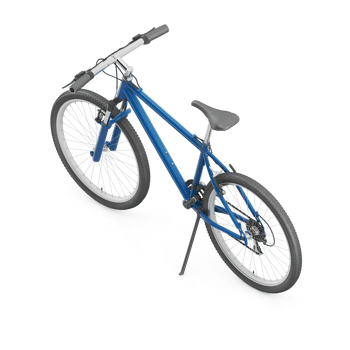Isometric Bike 3D render png