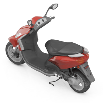 Isometric Bike 3D render png