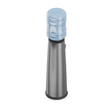 Isometric Water Dispenser 3D render png