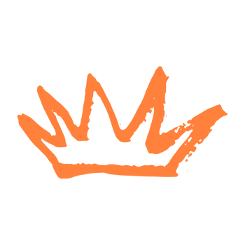 explosion illustration icon in orange marker style for design element png