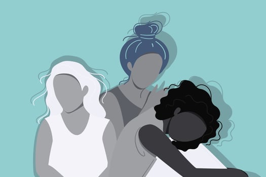 Women of different nationalities vector