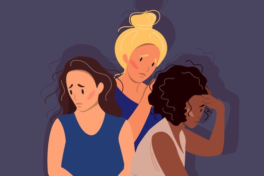 Women of different nationalities vector