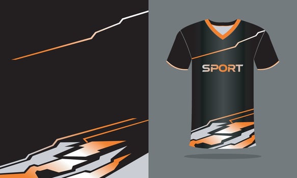 T shirt sports abstract texture football design for racing soccer gaming gaming cycling vector