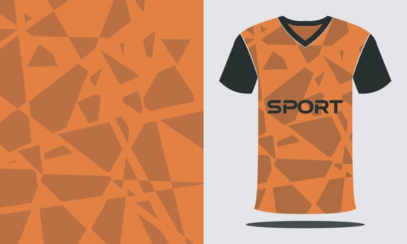 T shirt sports abstract texture football design for racing soccer gaming gaming cycling vector