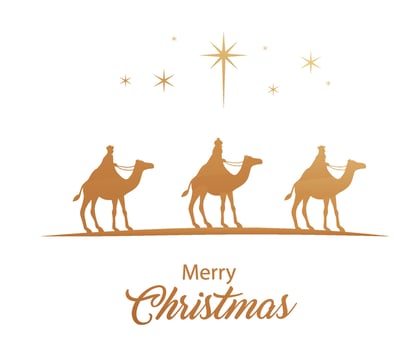 Christmas nativity scene with baby Jesus, Mary and Joseph in the manger.Traditional christian christmas story. Vector illustration for children. eps 10