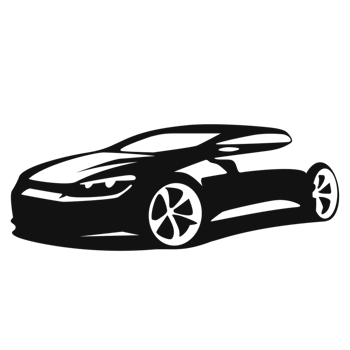Sports car png Silhouette black logo