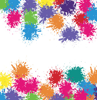 splatter Color background illustration vector design