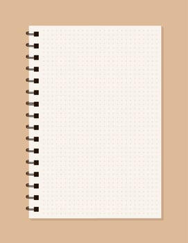 Set of blank realistic spiral notebooks mockup vector