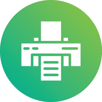 Printer Vector Icon Design Illustration