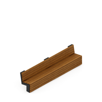 Isometric bench 3D render png