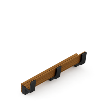 Isometric bench 3D render png