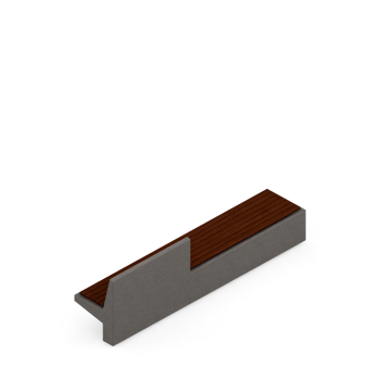 Isometric bench 3D render png