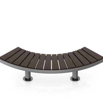 Isometric bench 3D render png