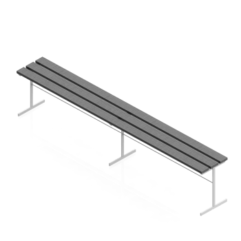 Isometric bench 3D render png