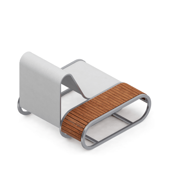 Isometric bench 3D render png