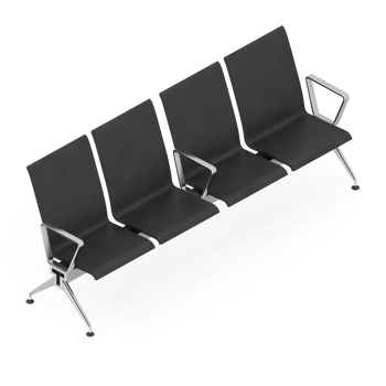 Isometric bench 3D render png